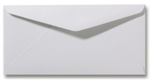 Kuvert ohne Fenster Dinlang 11 x 22 cm delfingrau